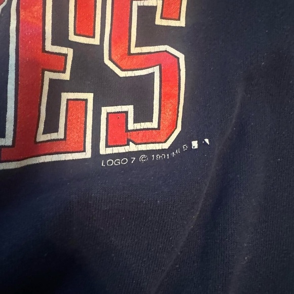 Tultex Vintage 1991 Atlanta Braves Crewneck - Picture 2 of 3